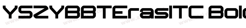 YSZYBBTErasITC Bold字体转换